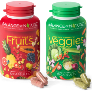 Balance Of Nature 1 Pack , 90 Fruit Capsules, 90 Veggie Capsules